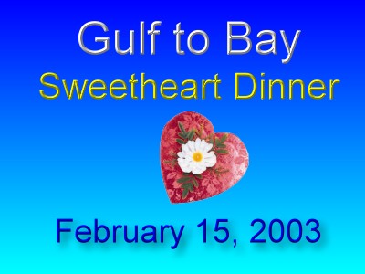 Sweetheart Dinner - 2003 - Slide 1