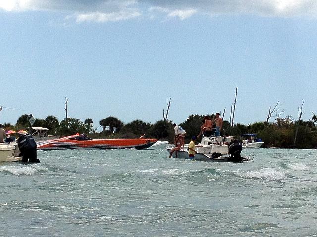 Cell Phone Photos by Paula Crosby<br>
Offshore Boat Race at Englewood Beach April 13 - 2014 - Slide 11