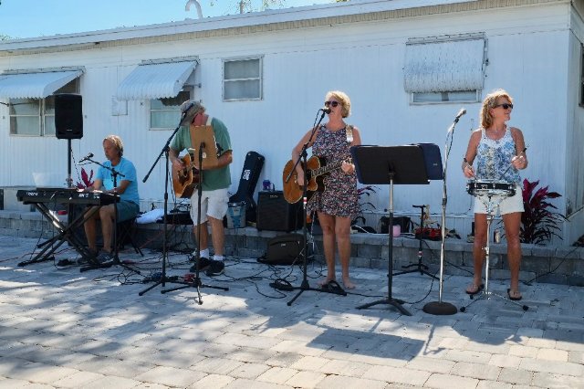 Music on the Pavilion by The Bishops and Friends - Photos by Roger Cissa - Slide 1
