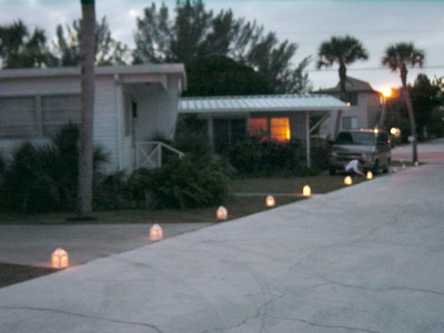 Christmas Luminaries at Gulf to Bay - 2003 - Slide 2